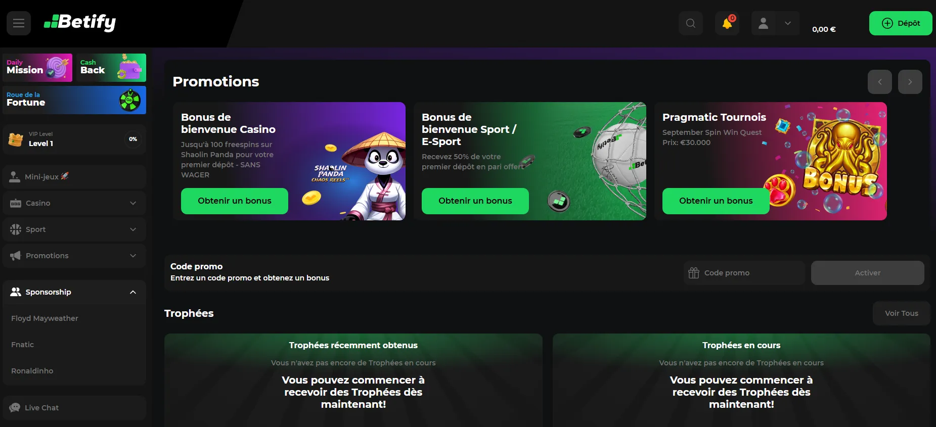 Betify France – Site Officiel 2026插图3